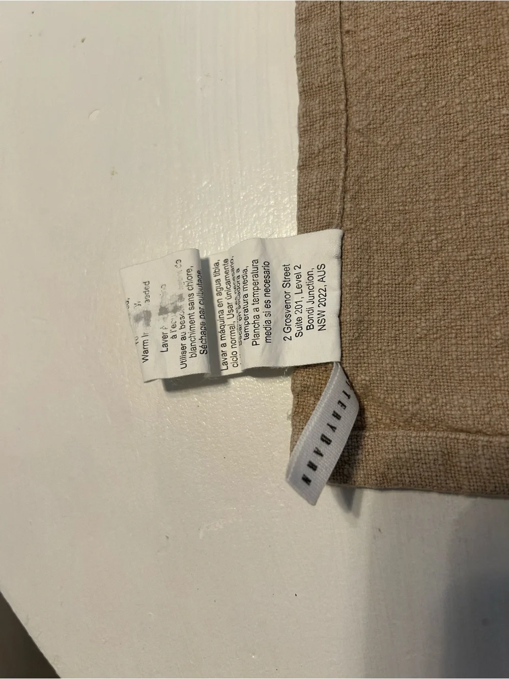 Pottery Barn 8 Cotton Napkins in Warm Taupe
